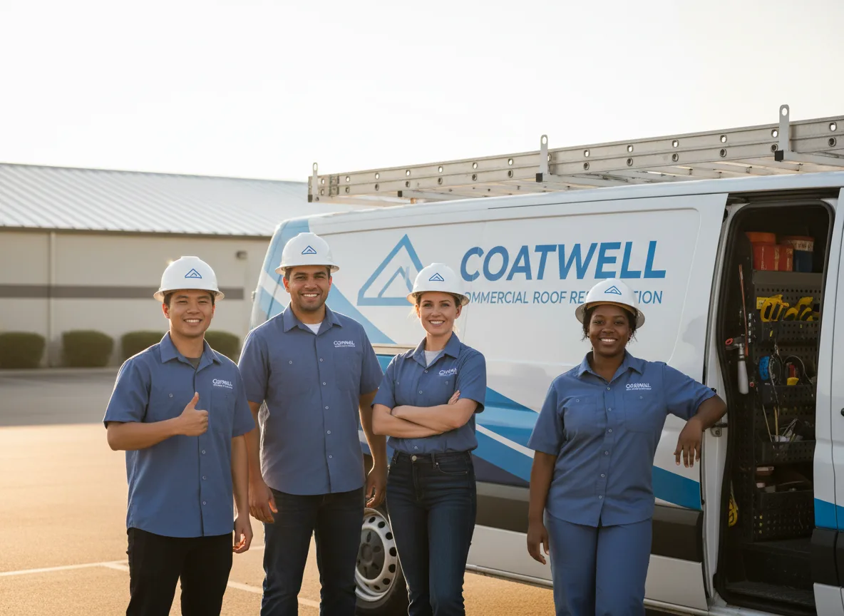 Commercial roof coating company in Camak, GA